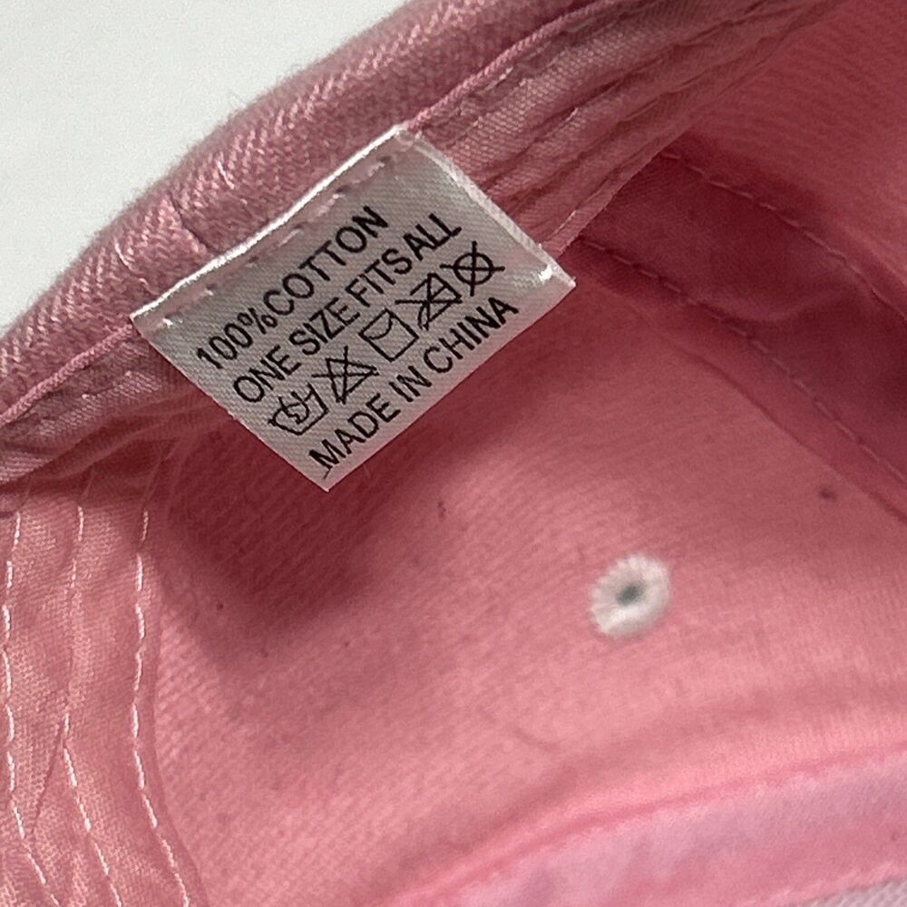 Chicago Bears Womens Pink Hat Adjustable Ball Cap Baseball Football - Picture 10 of 10